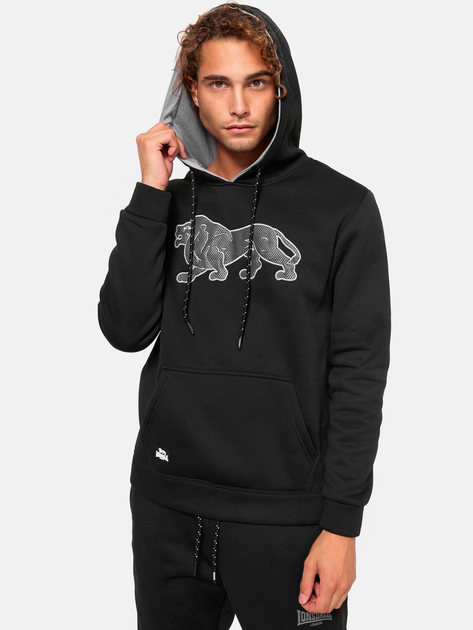 Худи мужское Lonsdale 117296-1513 XL Black/Grey (4251522394573) – в ...