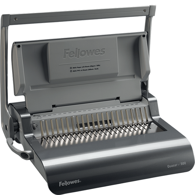 Брошюровщик ручної Fellowes Quasar+ палітурка до 500 аркушів А4 (f.B5627701) - зображення 2