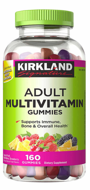 Витамины Kirkland Signature adult multivitamin gummies 160 таблеток ...