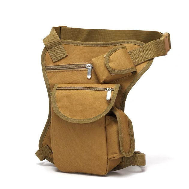Тактическая сумка на ногу военная койот песочная - изображение 1
