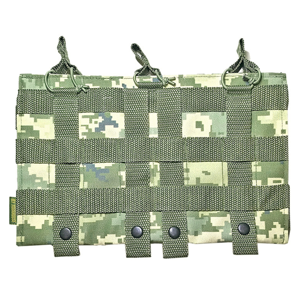 Тройной подсумок под магазины АК / М16 PIXEL LITE MOLLE Win War 00092-1 - изображение 2