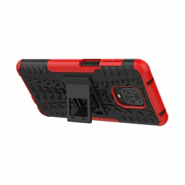 Чехол Armor для Xiaomi Redmi Note 9S противоударный бампер Red - Фото 2 Чехол Armor для Xiaomi Redmi Note 9S противоударный бампер Red - изображение 2