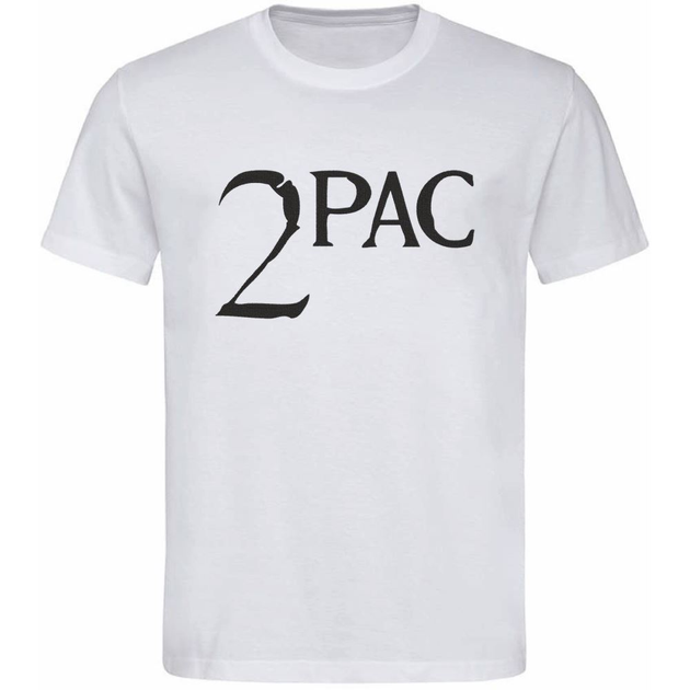 Футболка Embroshop с вышивкой 2Pac Tupac Shakur Белая M (FM044-32) от ...