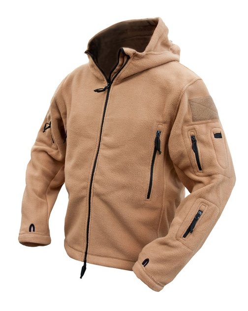 Фліс тактичний KOMBAT UK Recon Hoodie, койот, L - изображение 1