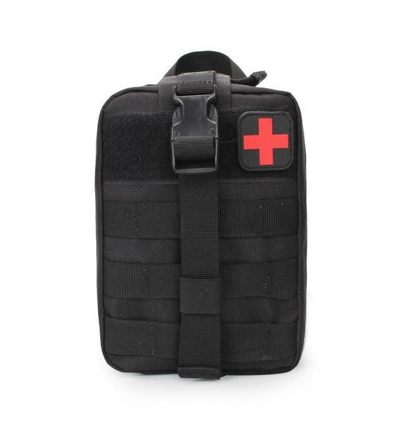 Подсумок аптечки медицинской Molle TacMed без наполнения Black - изображение 1