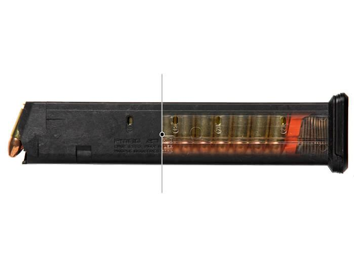 Магазин GLOCK Magpul черный на 27 патронов, PMAG 27 GL9 калибр 9x19 mm Parabellum (MAG662) - изображение 2