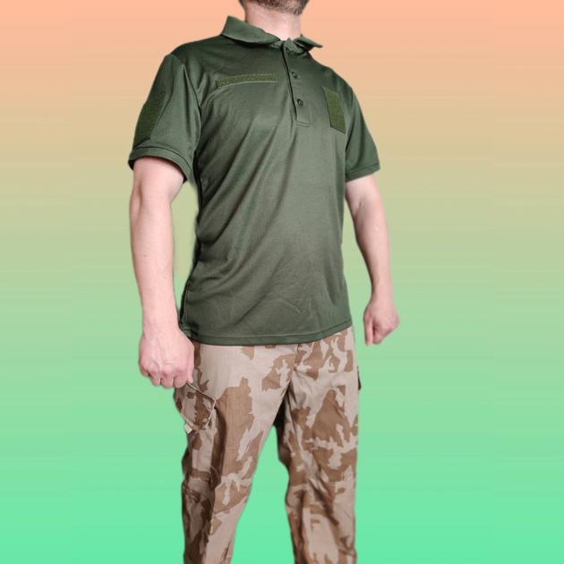 Сорочка поло військова для ЗСУ зелена 3ХL (56) - зображення 2