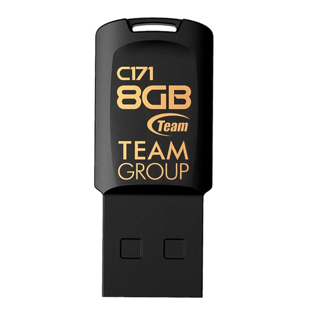 Флеш-накопитель 8 GB Team C171 Black для передачи данных - Фото 1 Флеш-накопитель 8 GB Team C171 Black для передачи данных - изображение 1