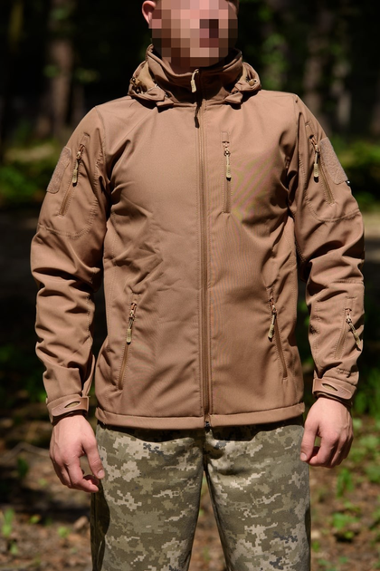 Куртка тактична з капюшоном Single Sword M - зображення 1