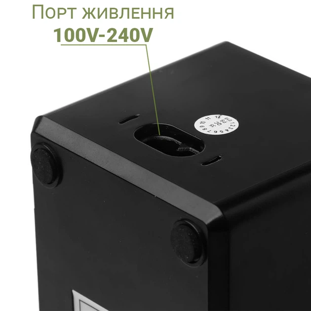 Багатопортовий мережевий зарядний пристрій на 10 USB роз'ємів Addap MCS-A5B, док-станція для зарядки, 50W, Orange - зображення 8