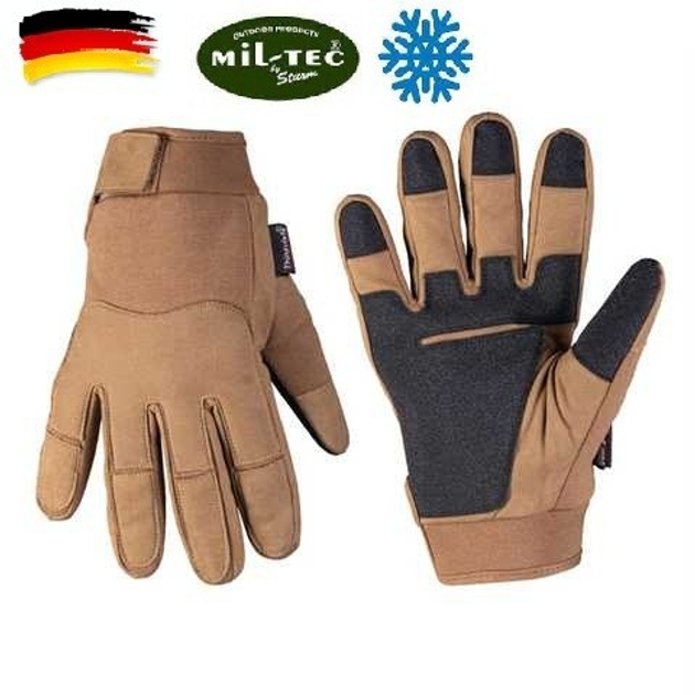 Зимові тактичні рукавички Mil-Tec US Army Сoyote, XXL - зображення 1