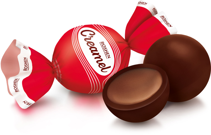 Конфеты Roshen Creamel с ореховой начинкой 800 г (4823077630279 ...