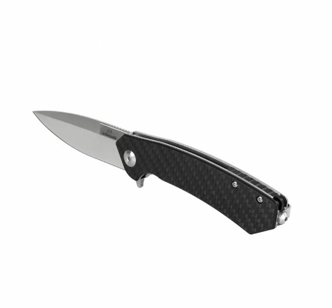 Нож складной карманный, туристический Flipper Adimanti Skimen-CF Black 205 мм - изображение 2