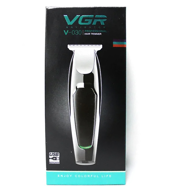 Бездротова машинка для стрижки волосся VGR V-030 Black (МХ НФ-00006144) - зображення 4