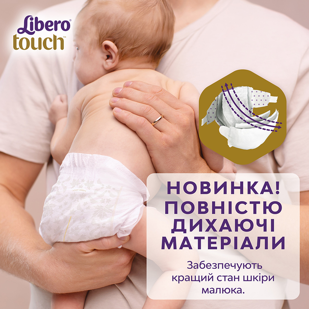 Подгузники Libero Touch 10-14 кг Размер 5 40 шт (7322541750231) - изображение 3