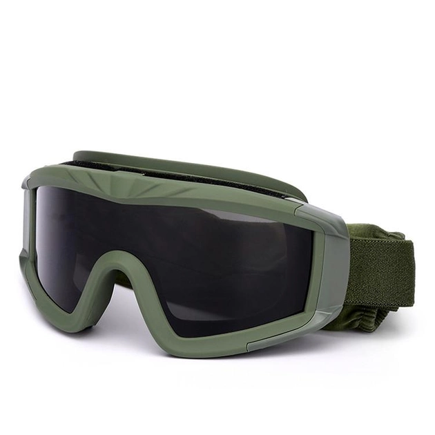 Преміальні тактичні окуляри-маска TGM2 Green зелений - зображення 2