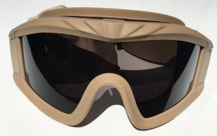 Преміальні тактичні окуляри-маска TGM2 Coyote койот - изображение 2