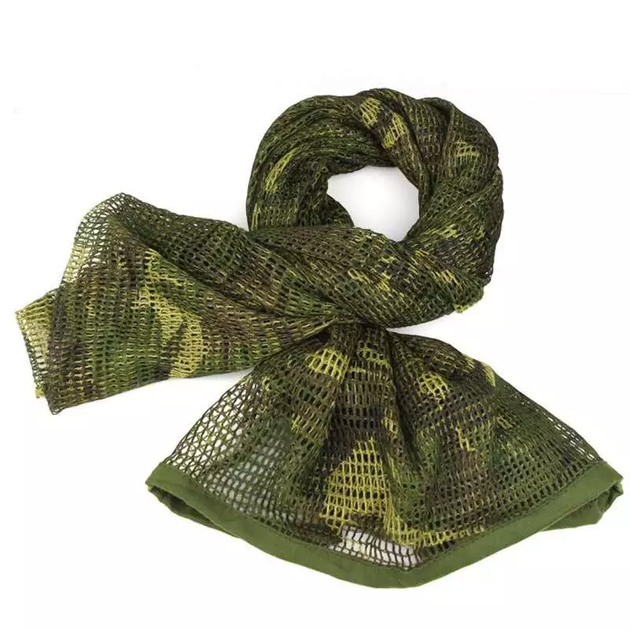 Маскировочный шарф-сетка вудланд - изображение 1