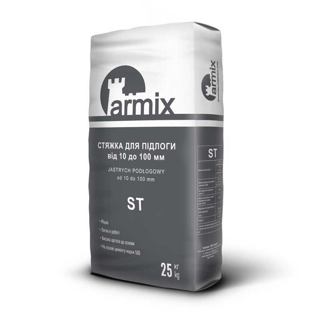 Смесь для стяжки пола Armix ST, 25 кг – фото, отзывы, характеристики в ...