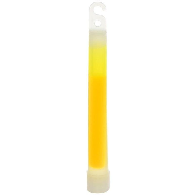 Тактичний світильник, хімічне світло, неоновий ліхтарик - 1 од. Жовтий, MFH, 8-12 годин, 15 x 1,5 см - зображення 2