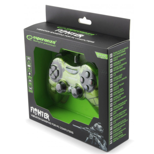 Геймпад проводной Esperanza gamepad EGG105G 1.8м - изображение 3