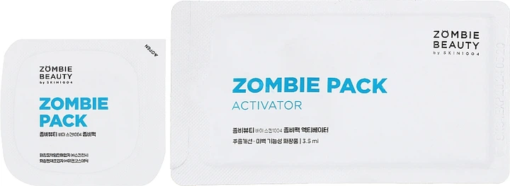 Zestaw do pielęgnacji twarzy Skin1004 Zombie Beauty Pędzel + Proszek 8x2 g + Aktywator 8x3.5 g (8809576260557) - obraz 2