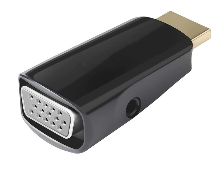 Конвертер перехідник адаптер HDMI to VGA + Jack Audio 3.5мм - Фото 4 Конвертер перехідник адаптер HDMI to VGA + Jack Audio 3.5мм - зображення 4