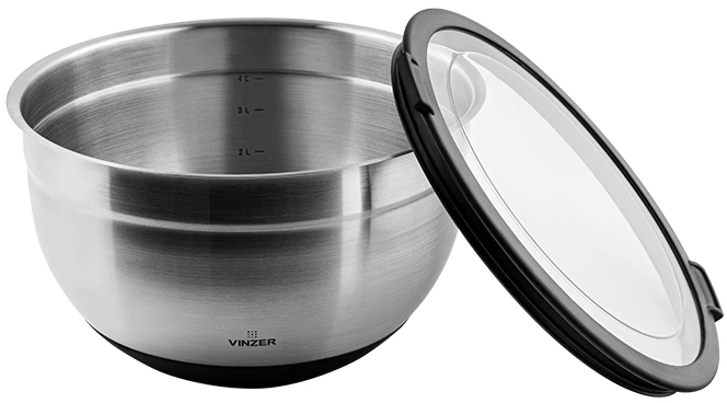 Миска с крышкой Vinzer 4 л 24 х 13.3 см (50344V) (5907706503444) – фото ...