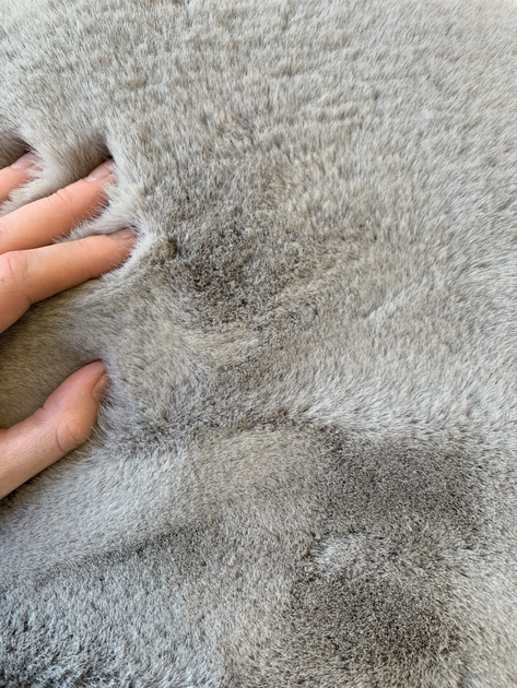 Килим ALLROLL Rabbit еко - килим 60х90 см Grey - Фото 4 Килим ALLROLL Rabbit еко - килим 60х90 см Grey - зображення 4