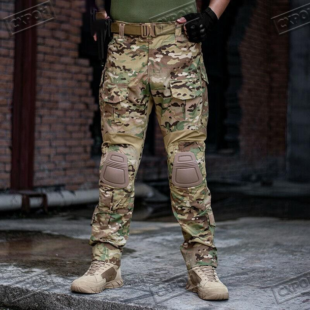 Армійські штани IDOGEAR G3 з наколінниками Gen3 MultiCam розмір XL - зображення 1