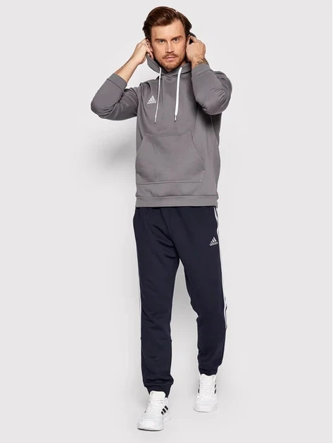 Spodnie dresowe męskie adidas 3 Stripe Pant Legink GK8977 M Granatowe (4062065226357 ) - obraz 3