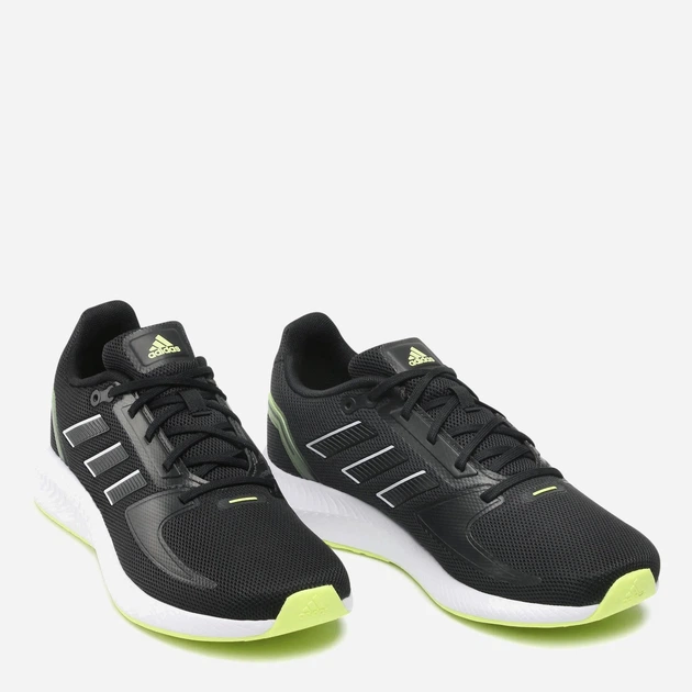 Buty do biegania męskie adidas Runfalcon 2.0 GX8239 41.5 (7.5UK) 26 cm Czarne (4065418981866) - obraz 4