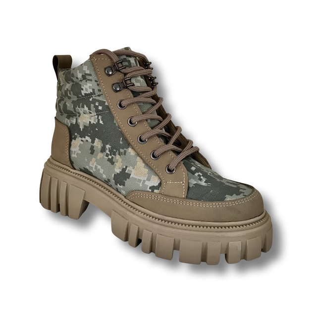 Берці жіночі зимові ТМ GERC | Тактичні черевики Койот 36 kit0105/36 - зображення 1