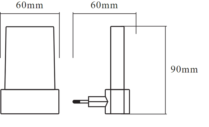Ночник 0.3W 220V RGB 2700-6000K 60x90x60mm [4058075266841] Ledvance LUNETTA Shine с датчиком освещенности - изображение 3