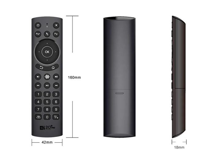 Унивеpсальный пульт ДУ Nexon G20s Pro Bluetooth Air Mouse [73816] - изображение 3