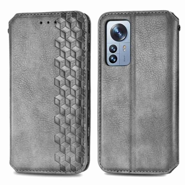 Чехол Deexe Rhombus Wallet для Xiaomi 12T / 12T Pro - Grey – фото ...