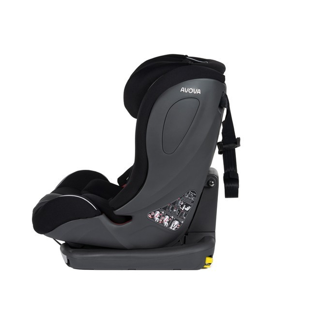 Автокрісло Avova Sperling-Fix i-Size гр. 1-2-3 9-36 кг Pearl Black - зображення 11