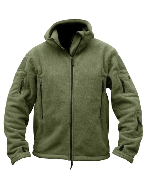 Фліс тактичний KOMBAT UK Recon Hoodie, оливковий, S - зображення 1