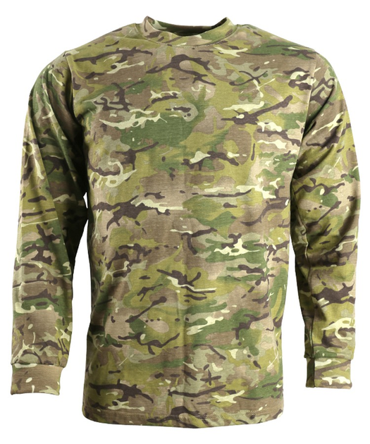 Кофта тактична KOMBAT UK Long Sleeve T-shirt, мультікам, S - зображення 2