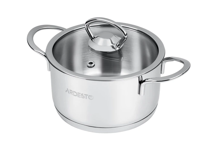 Кастрюля Ardesto Luna 1,2 л з кришкою (AR0612S) - зображення 2