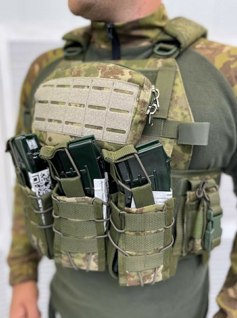 Военный тактический жилет с подсумками Multicam Elite - изображение 2