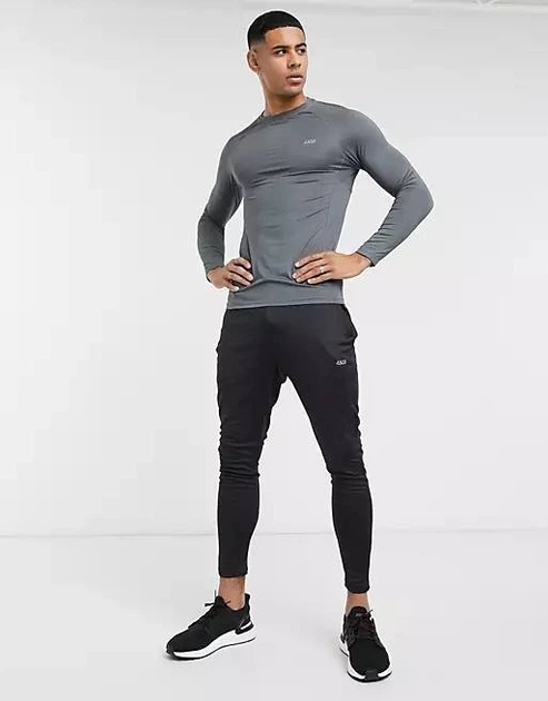 Компресійна чоловіча футболка з довгим рукавом ASOS 4505 icon L - изображение 5