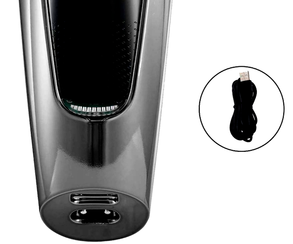 Машинка для стрижки волос, усов и бороды с USB зарядкой VGR V-070 черная 10W (24323-V-070_330) - изображение 5