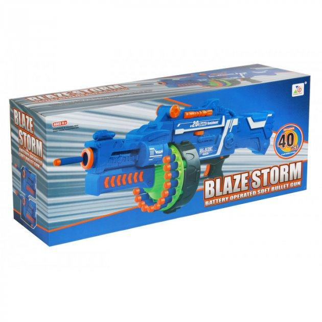 Пулемет бластер Limo Toy Blaze Storm на мягких пулях 7050 – игрушки с ...