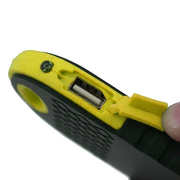 УМБ Power Bank повербанк Solar Charger SC-10 10000 mAh на солнечной батарее, защищенный от воды аккумулятор, с LED фонариком Желтый - Фото 5 УМБ Power Bank повербанк Solar Charger SC-10 10000 mAh на солнечной батарее, защищенный от воды аккумулятор, с LED фонариком Желтый - зображення 5