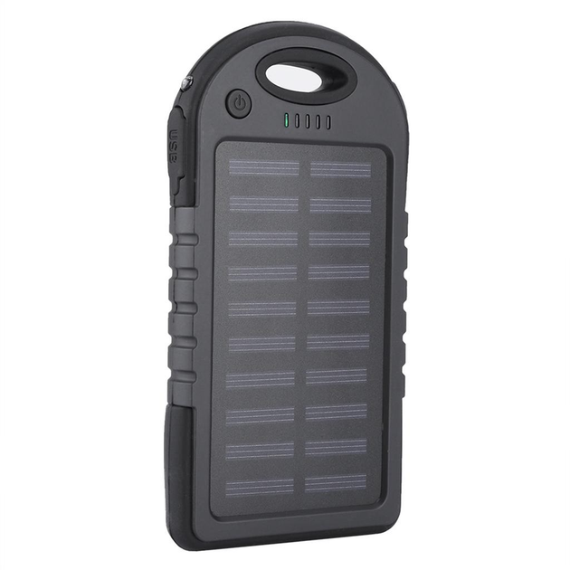 Повербанк на сонячній батареї Solar Charger 30000 mAh Power Bank вологозахищений з LED ліхтариком - Фото 2 Повербанк на сонячній батареї Solar Charger 30000 mAh Power Bank вологозахищений з LED ліхтариком - зображення 2