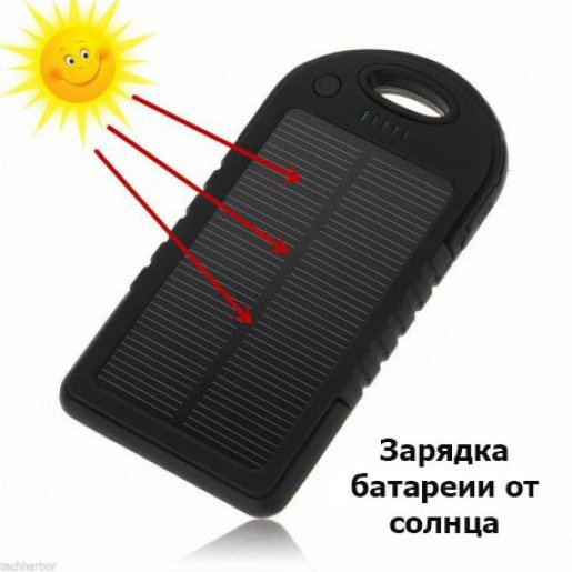 Повербанк на сонячній батареї Solar Charger 30000 mAh Power Bank вологозахищений з LED ліхтариком - Фото 9 Повербанк на сонячній батареї Solar Charger 30000 mAh Power Bank вологозахищений з LED ліхтариком - зображення 9