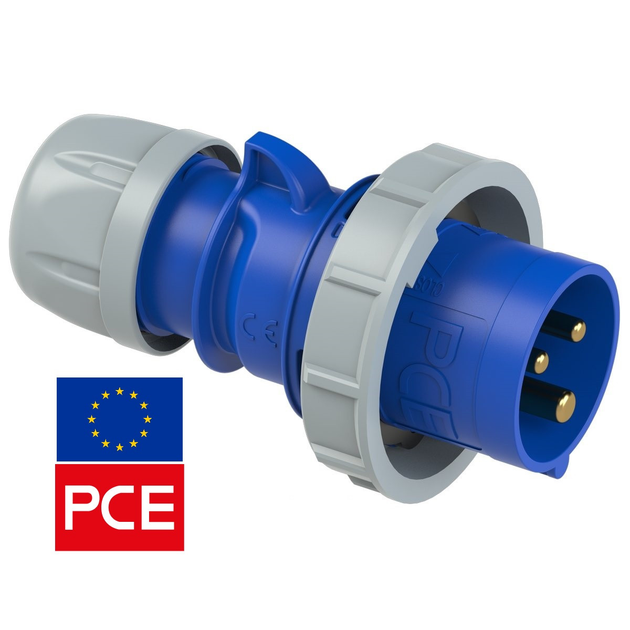 Вилка кабельна PCE 0232-6 IP67 2P+PE 32A 230V (силовая) – фото, отзывы ...