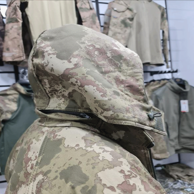 Теплий флісовий костюм куртка та штани софтшел soft-shell розмір 48 ( М ) - зображення 8