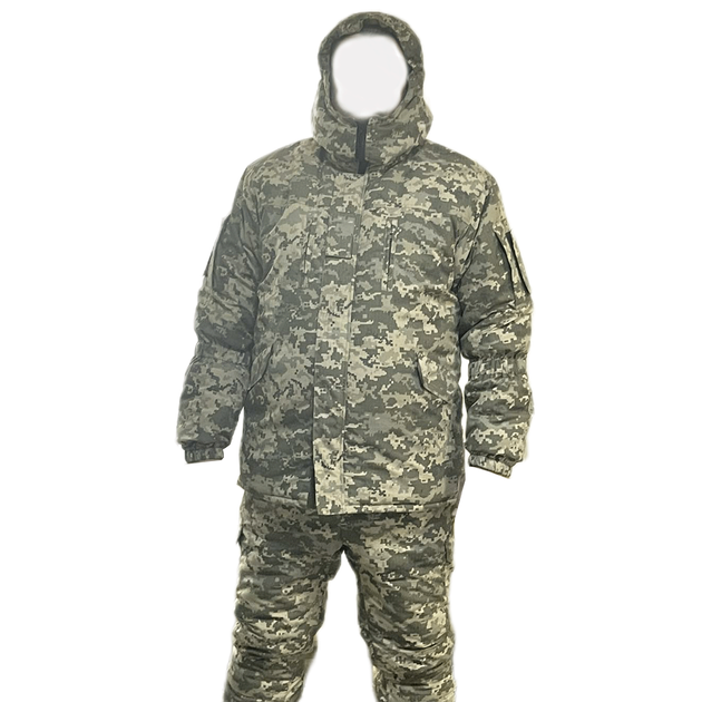 Костюм зимний военный ЗСУ пиксель ММ14 бушлат и штаны размер 50-52 рост 170-178 - изображение 1